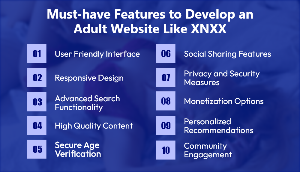 Develop an Adult Website Like XNXX