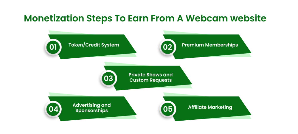 Monetization Steps To Earn From A Webcam website